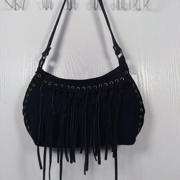 Pretty Lil Faux Suede Fringe Bag - Picture 4 of 8
